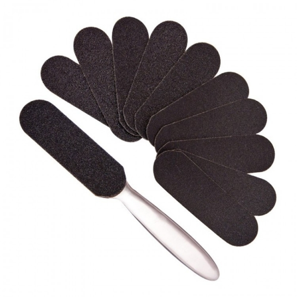 Терка металлическая со сменным абразивом (10шт. в упаковке)